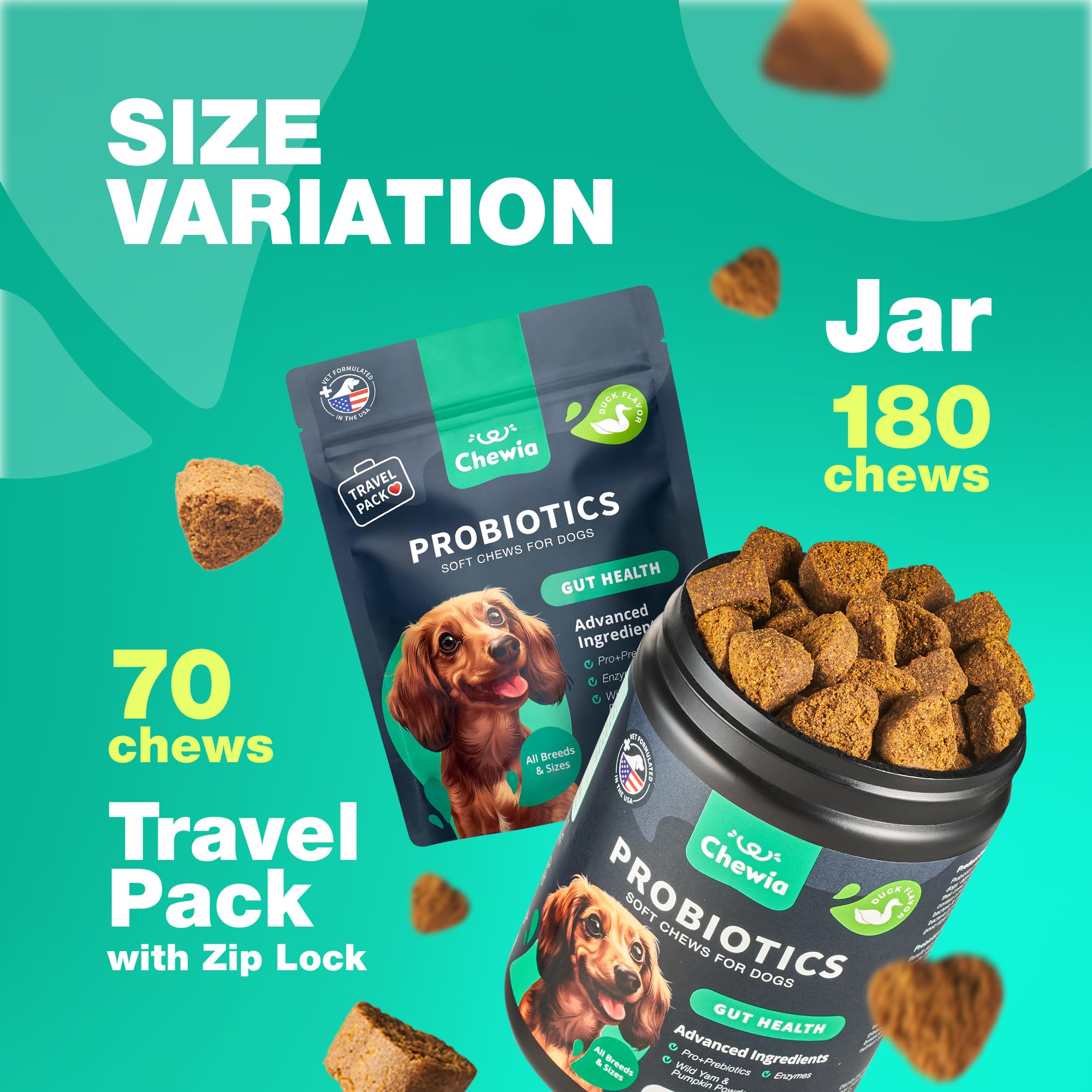 CHEWIA soft-treats-texture offers easy chew for dogs