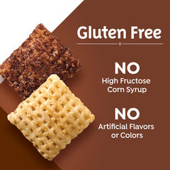 Chex vitamins and minerals boost daily nutrition through a tasty breakfast.