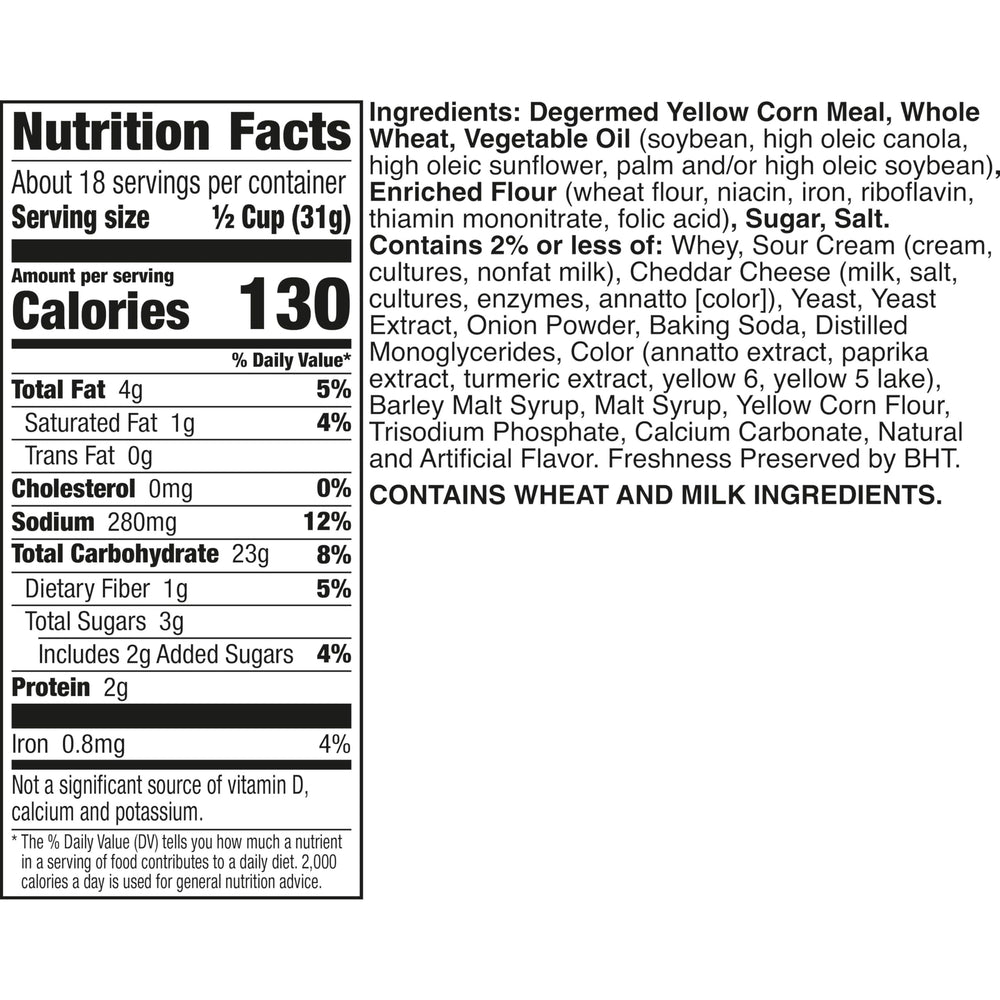 Chex Mix Cheddar Snack components showing variety and texture.