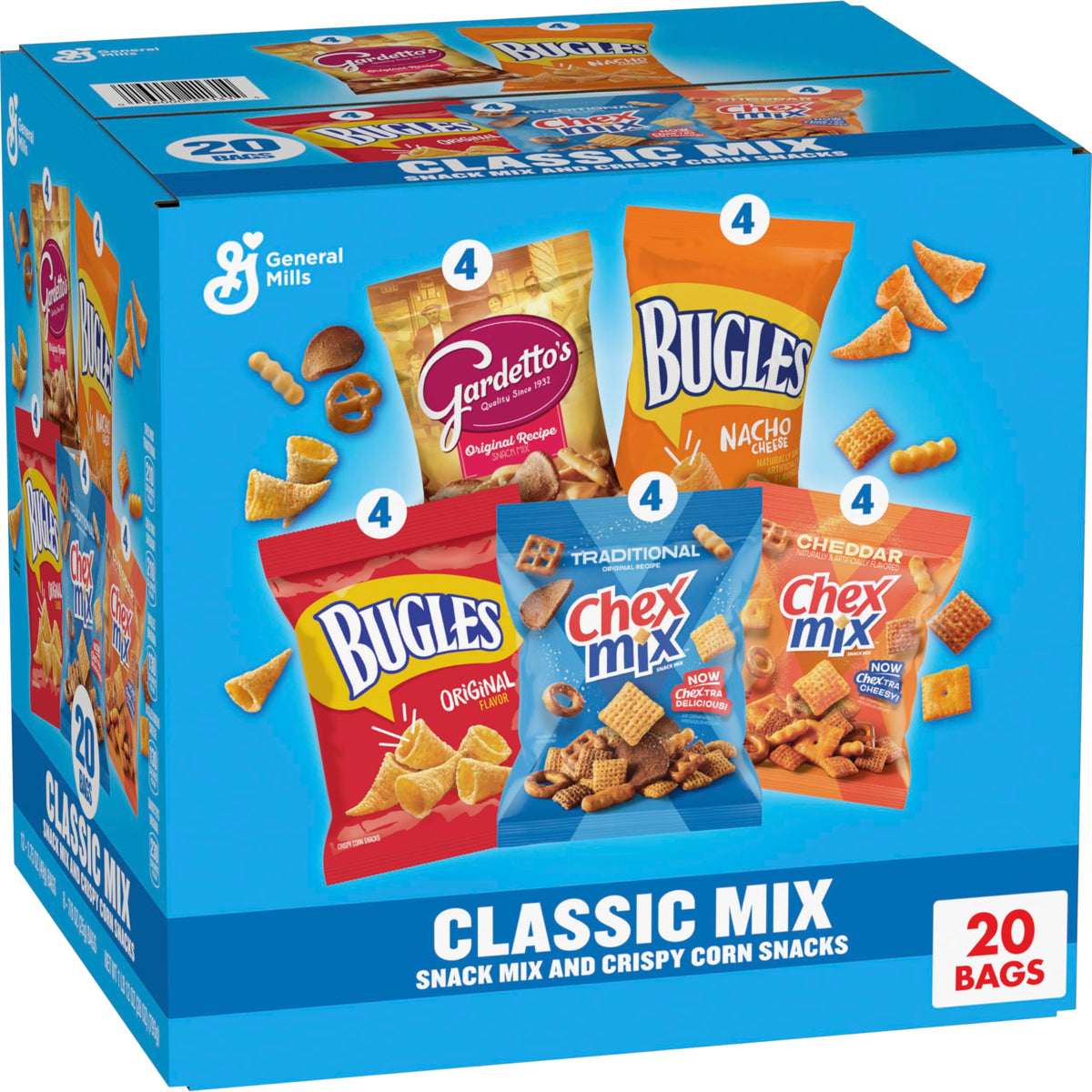 Chex Mix Classic Variety Pack bag for on-the-go snacking