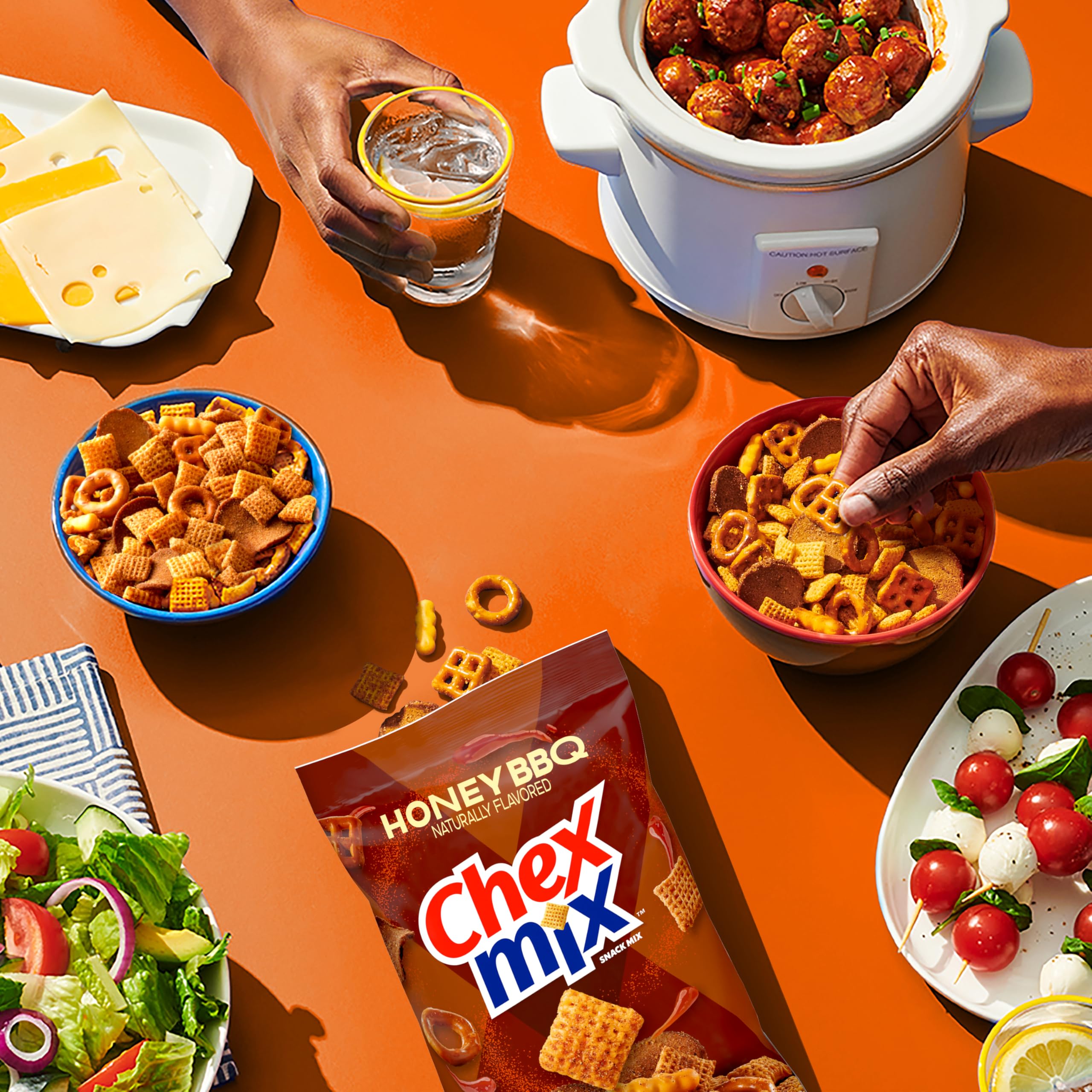 Chex Mix Honey BBQ is ready for movie night or road trips.