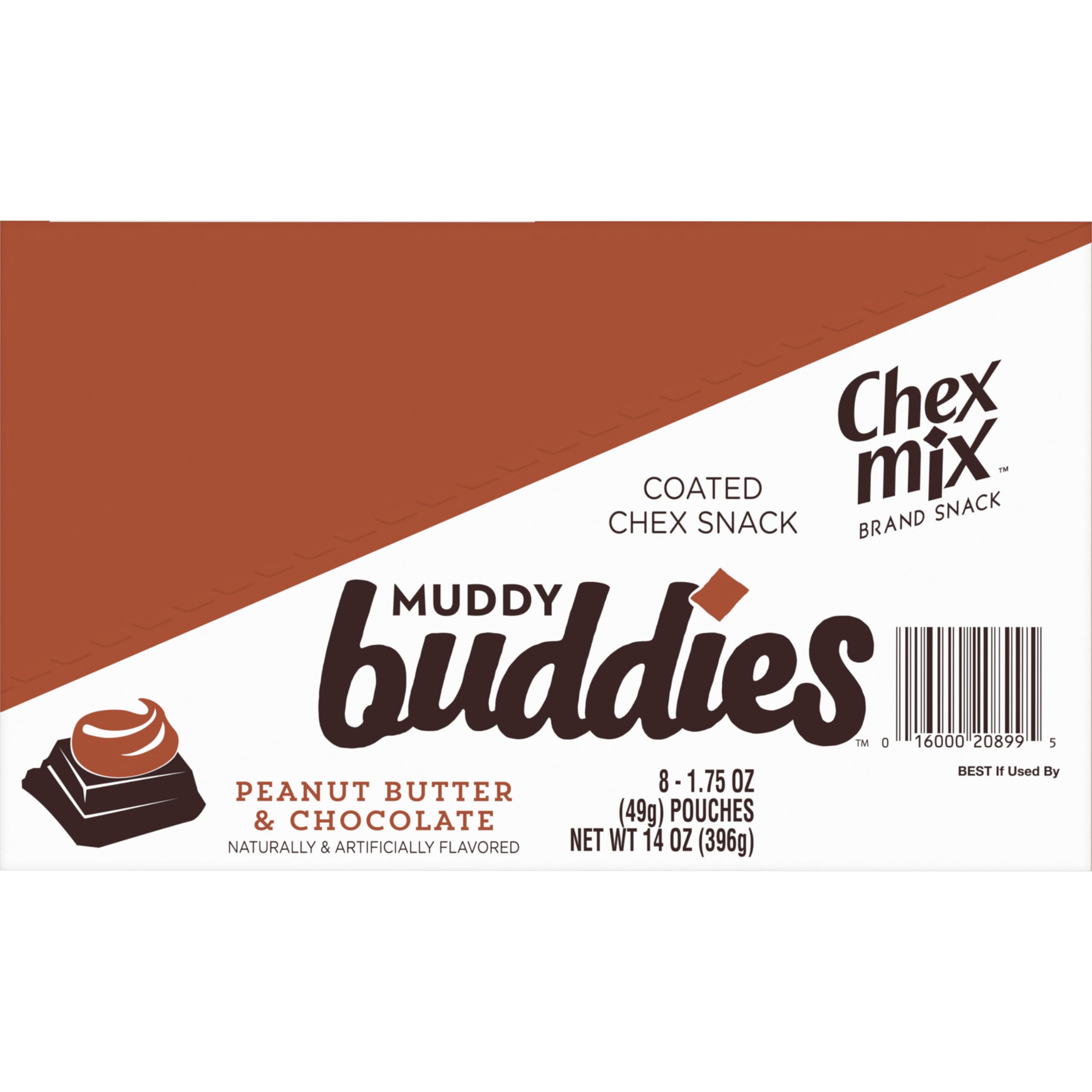 Powdery smooth finish on Muddy Buddies, ideal for quick office snacks