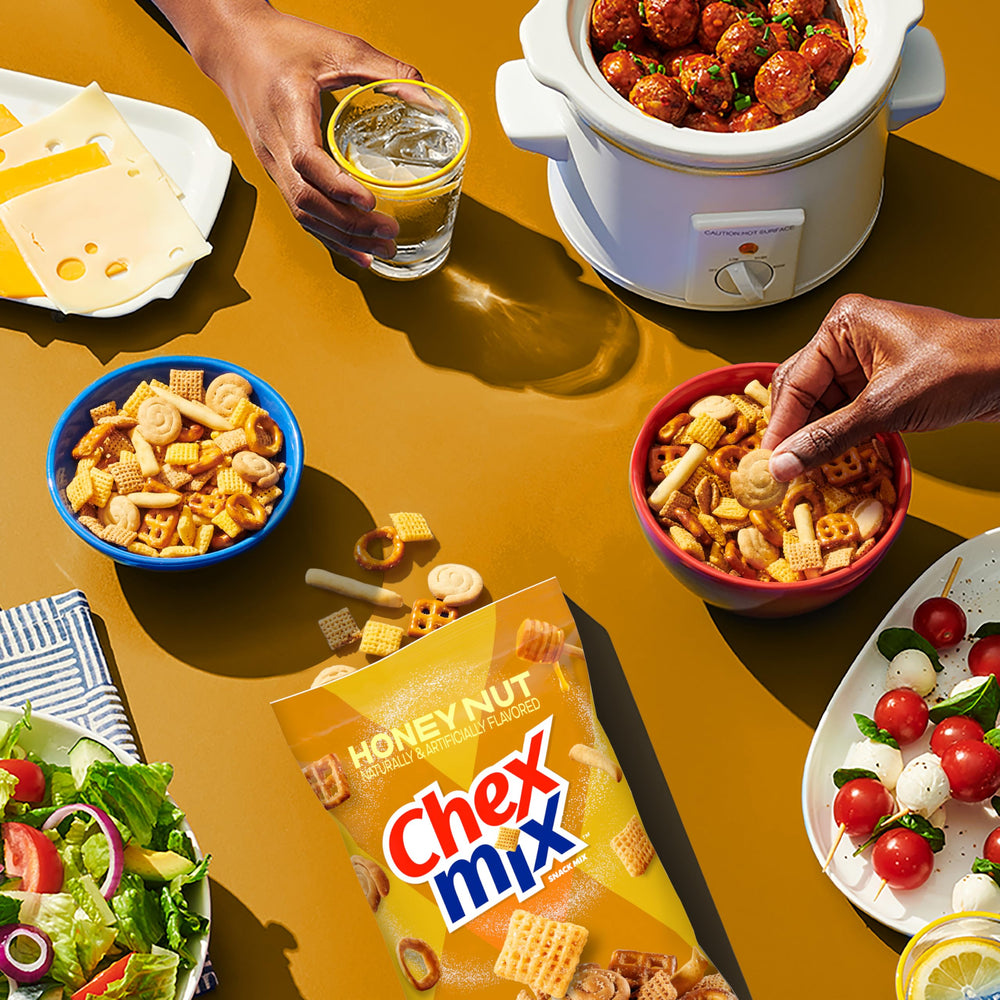Chex Mix road-trip snack bag ideal for on-the-go cravings