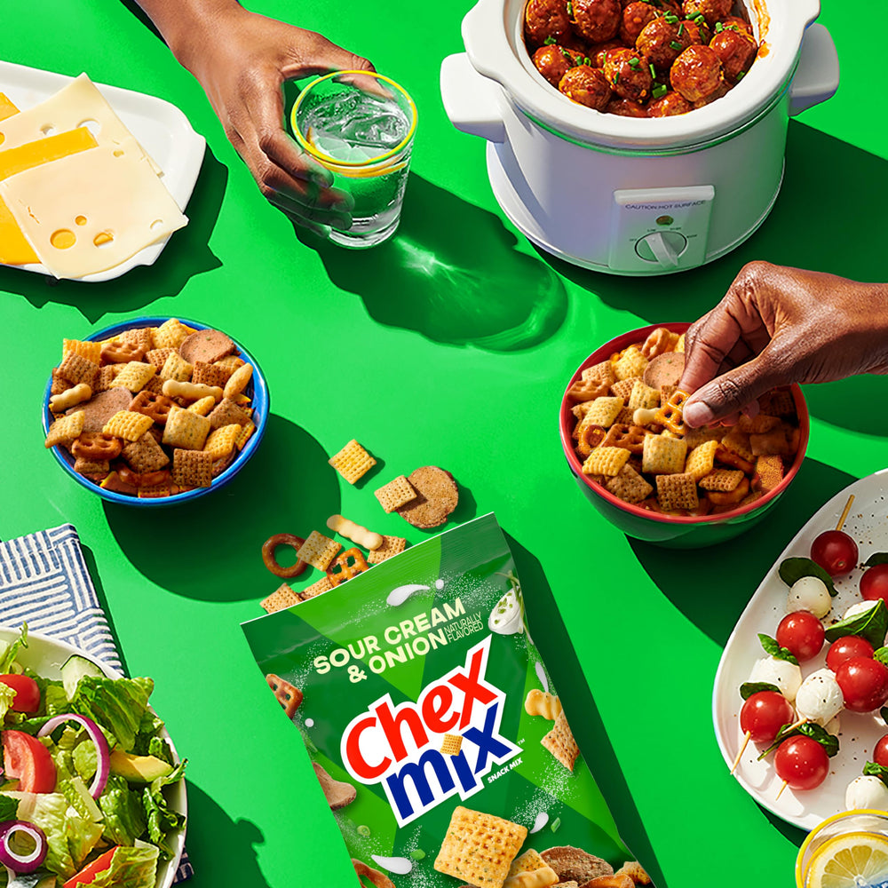 Chex Mix Sour Cream and Onion for road trips and on-the-go snacking