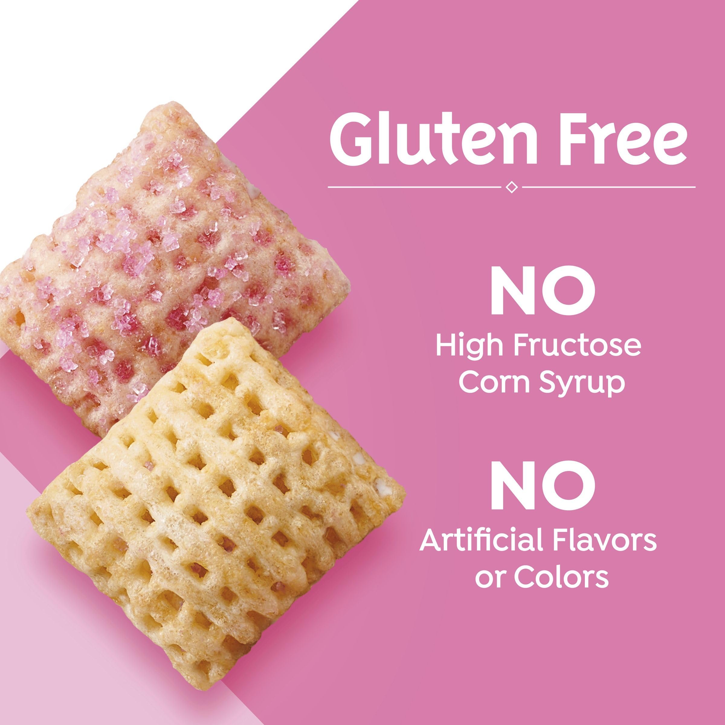 Chex Strawberry Vanilla Cereal gluten-free symbol highlighting a safe breakfast