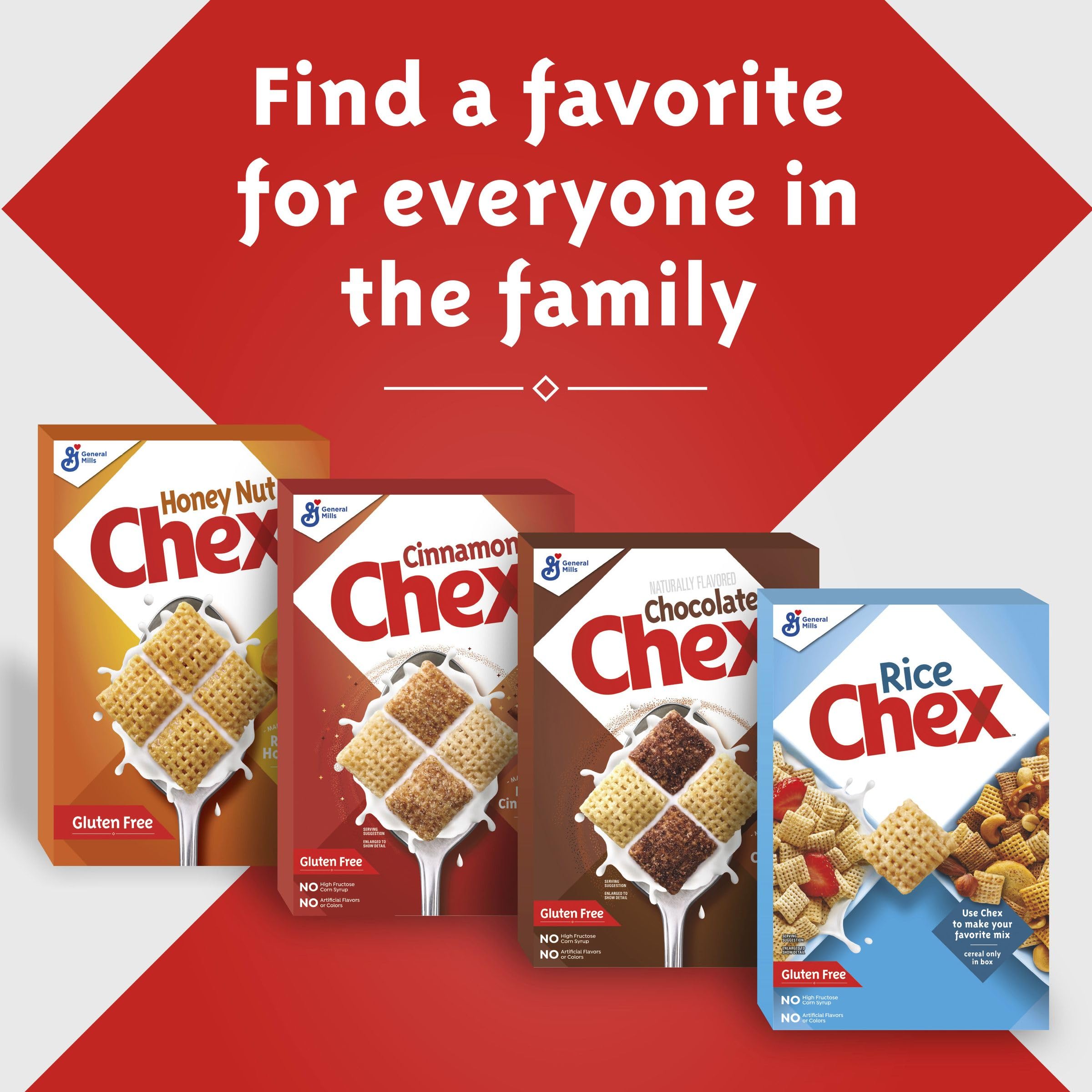 Chex Strawberry Vanilla Cereal kid-friendly lunchbox snack option