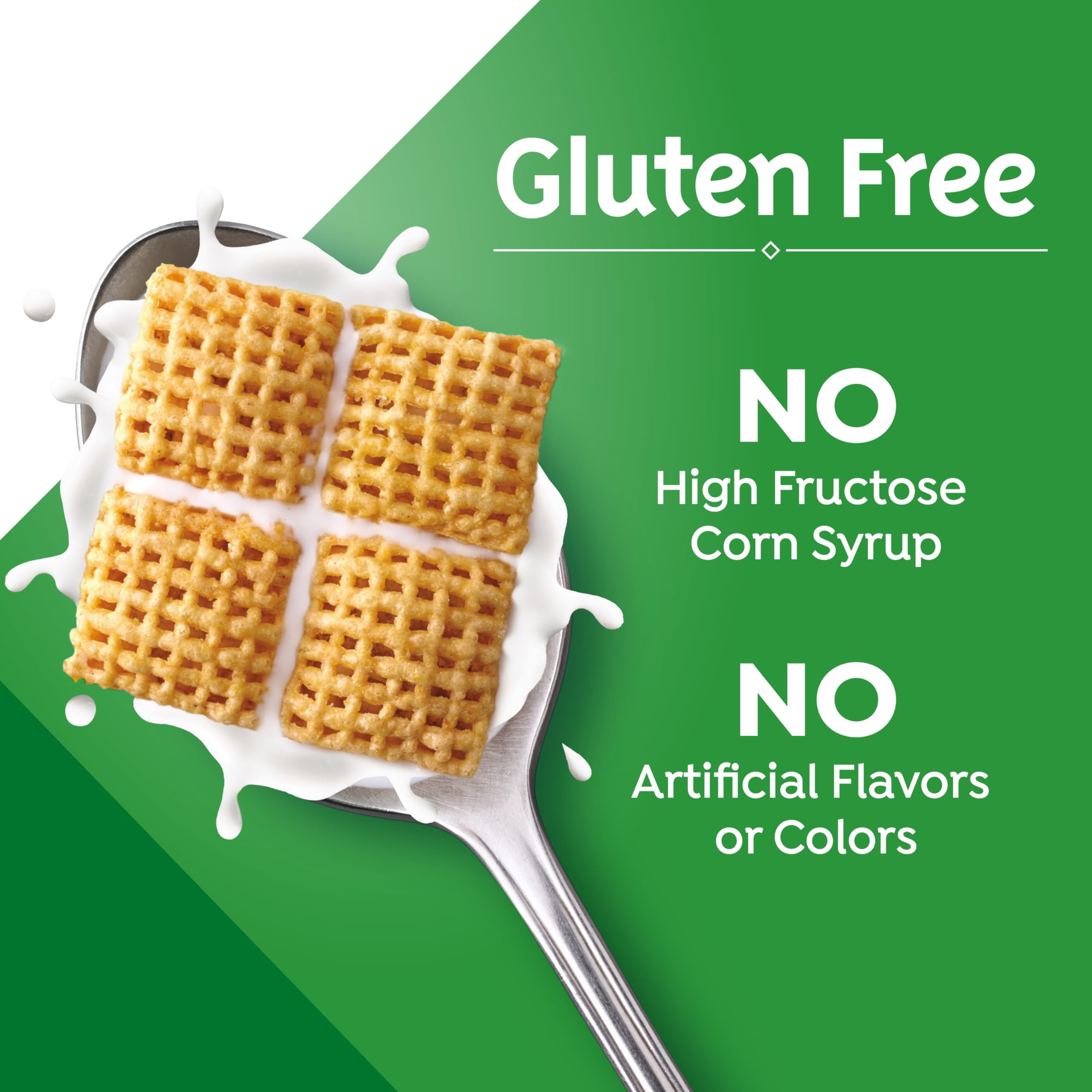 Chex whole grain per serving supports a wholesome start
