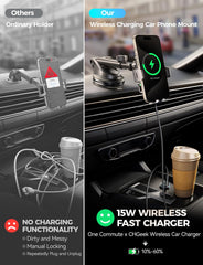 CHGeek vent-clip mount keeps your phone within easy reach on air vents