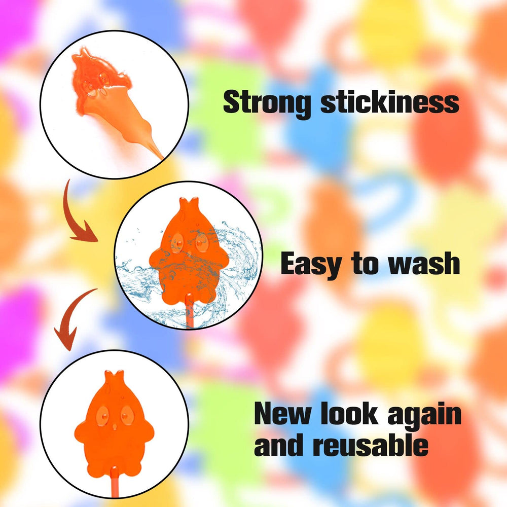 CHHOEAV Easter sticky hands carrot adds color and tactile fun