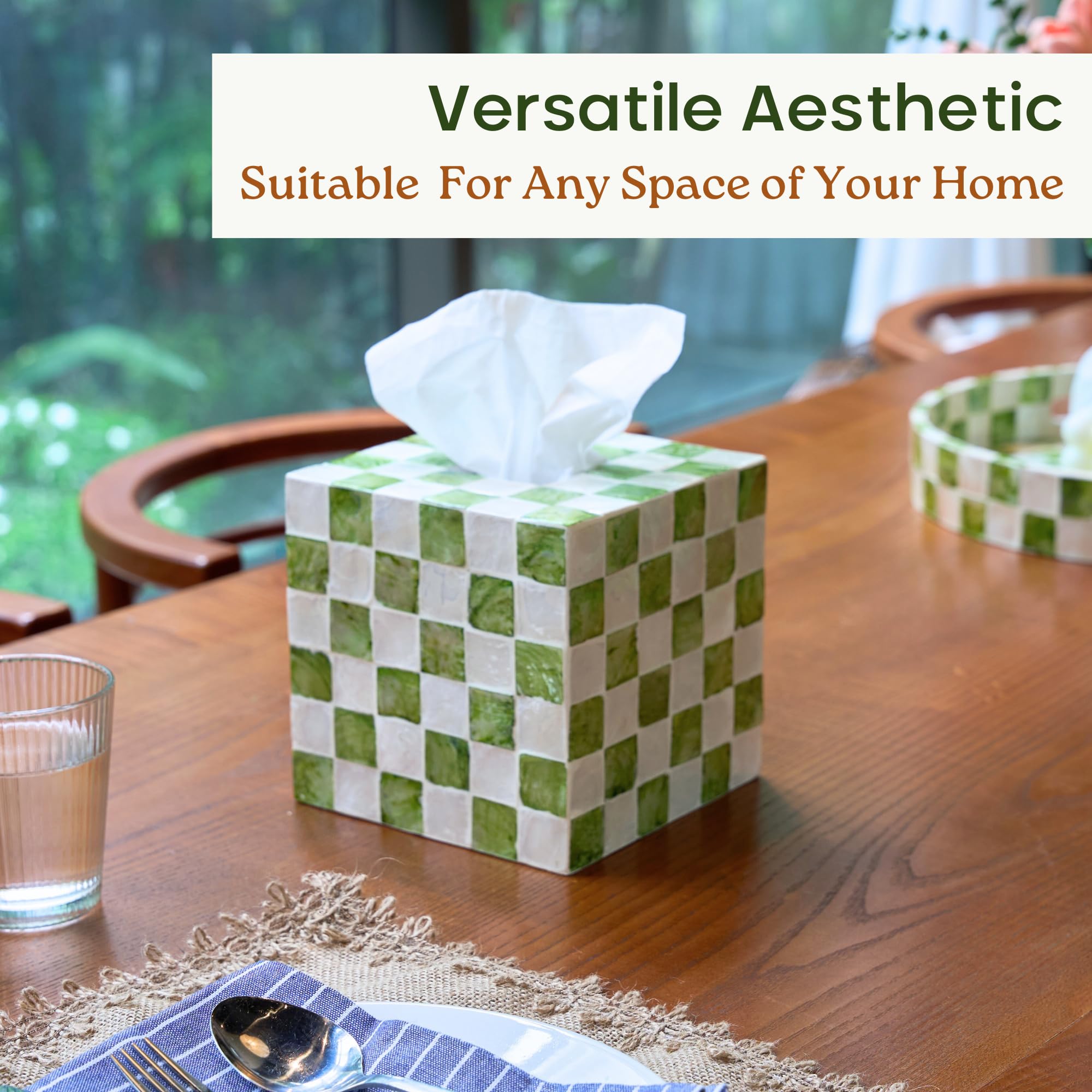 Chi An Home Bathroom or desk use shows versatile decor and organization