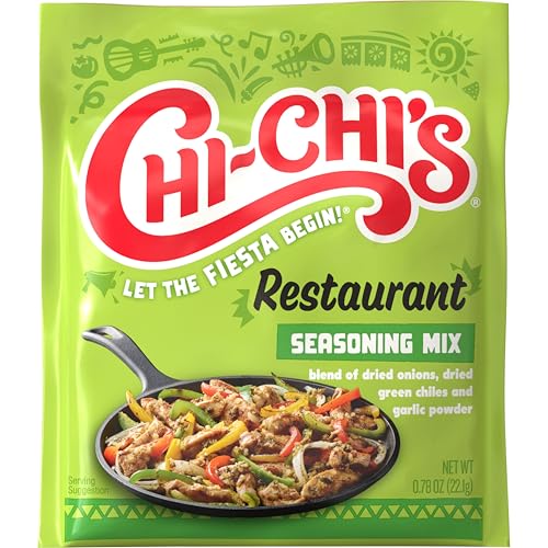 Chi Chi's Fiesta Restaurante Seasoning Mix shaker close-up and aroma