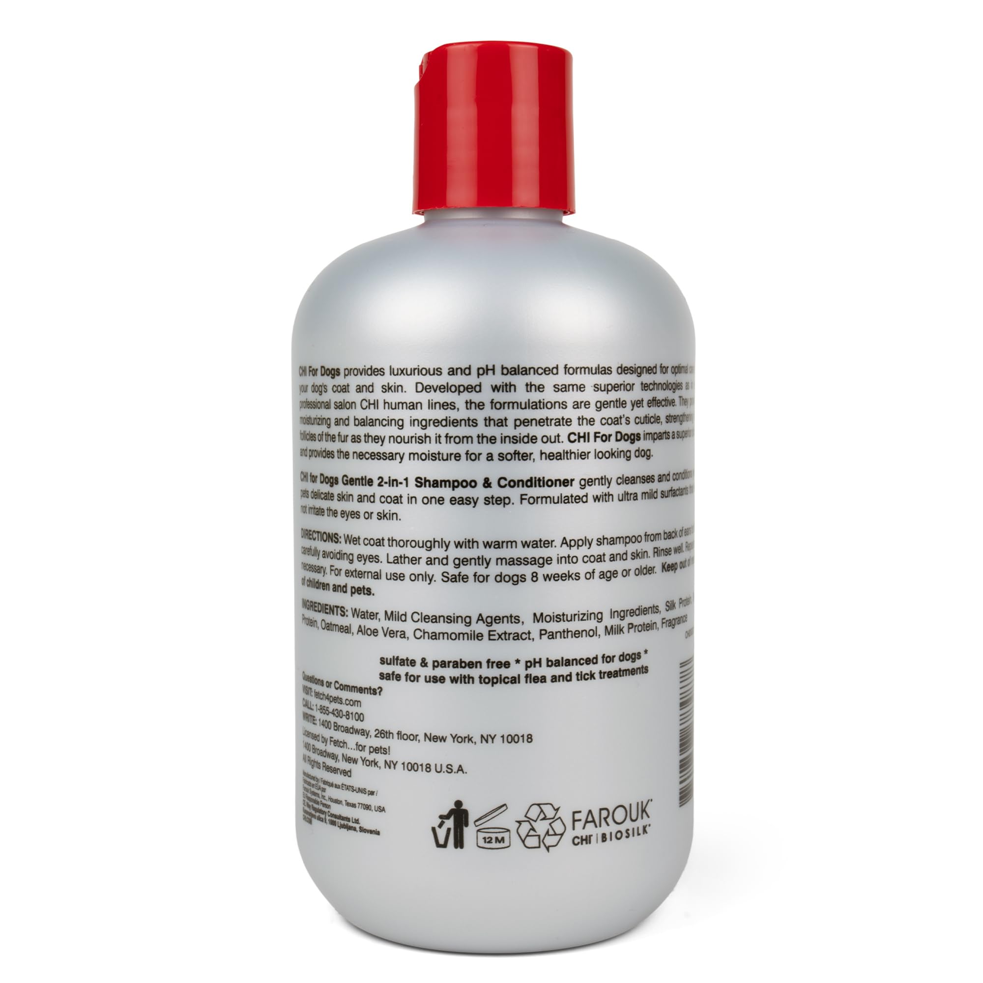 After-bath soft coat image implies easier brushing and shine.