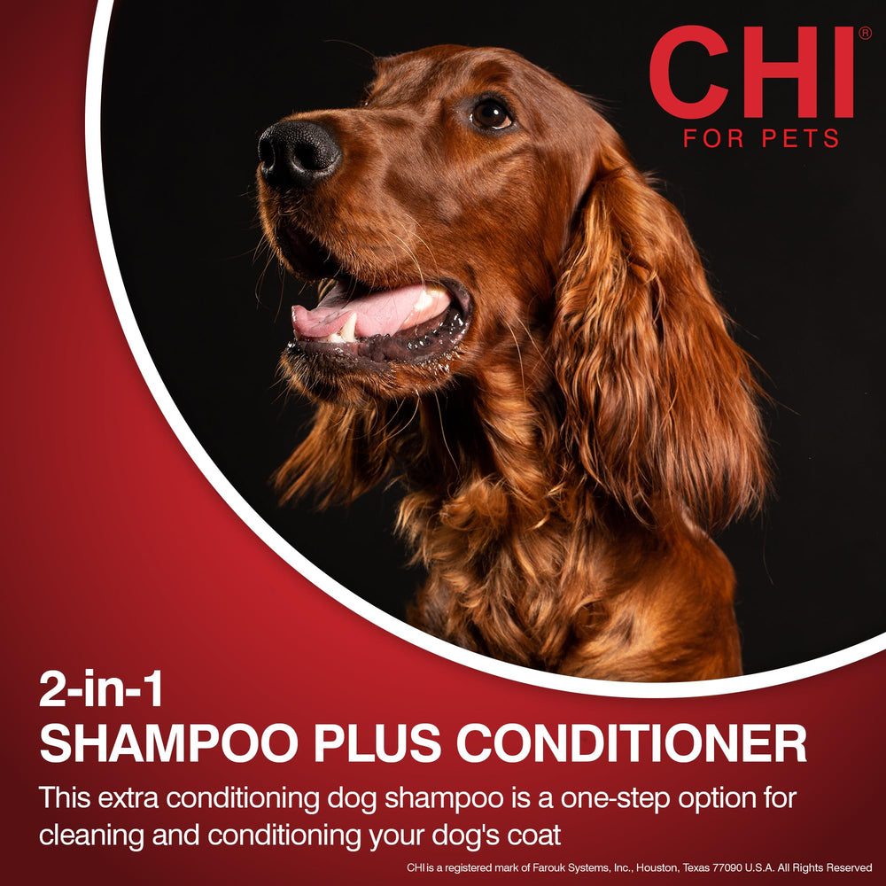 CHI for Dogs puppy bath scene suitable for puppies 8 weeks and older.