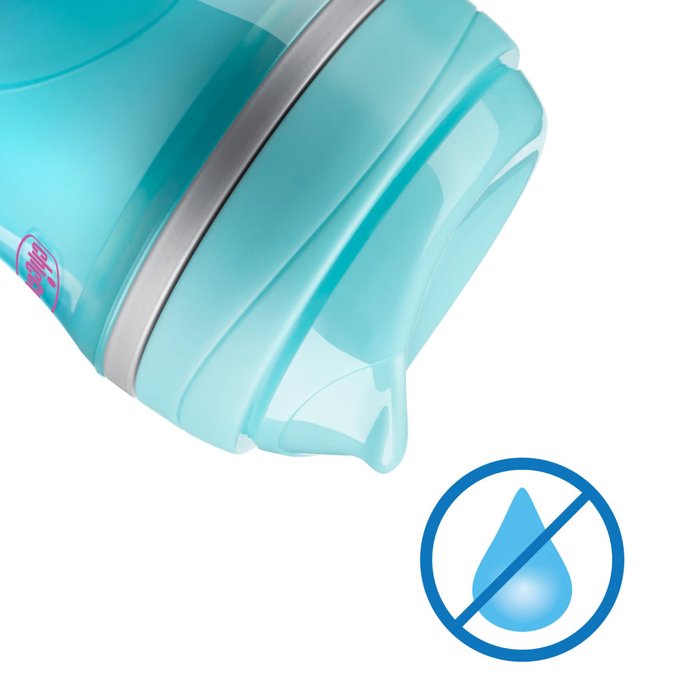 Chicco bite-resistant rim supports confident sipping for little ones.
