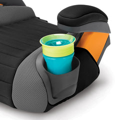 Chicco GoFit ErgoBoost contoured seat supports comfortable long rides.