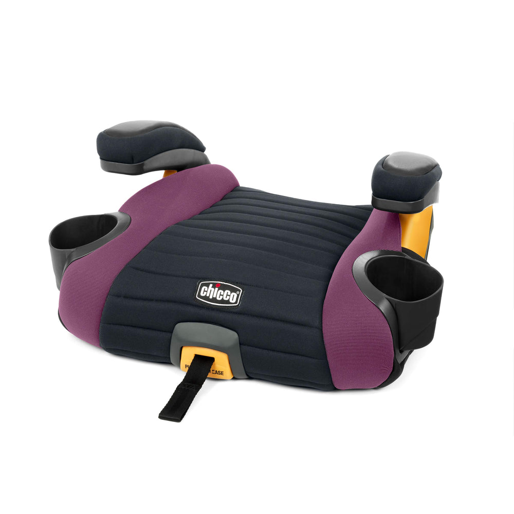 Chicco GoFit Plus backless booster with LATCH for easy in-and-out travel.