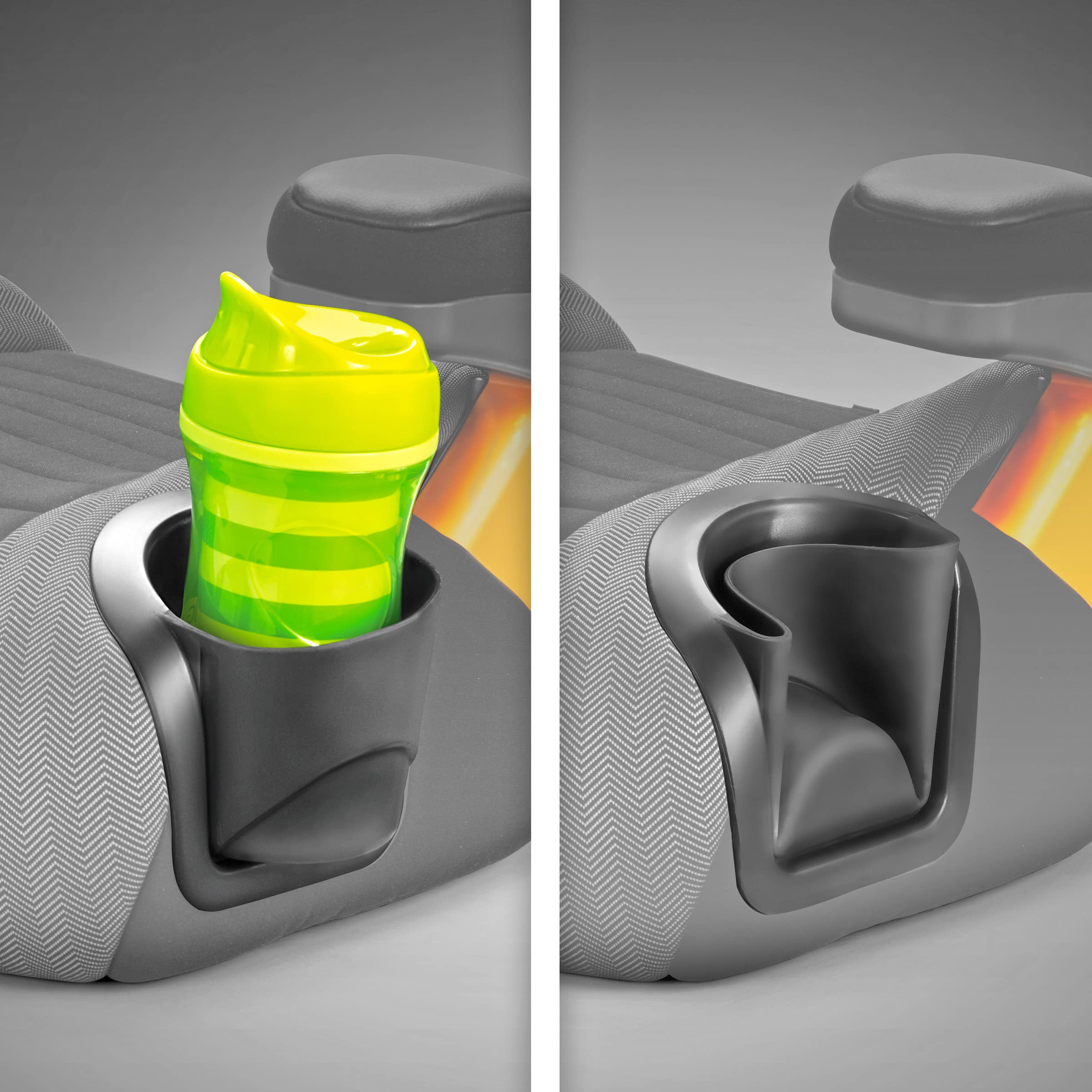 Chicco GoFit Plus belt-positioning clip ensures proper seat belt fit.