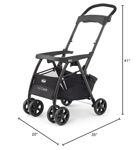 Chicco KeyFit Caddy frame stroller in use during a daily outing