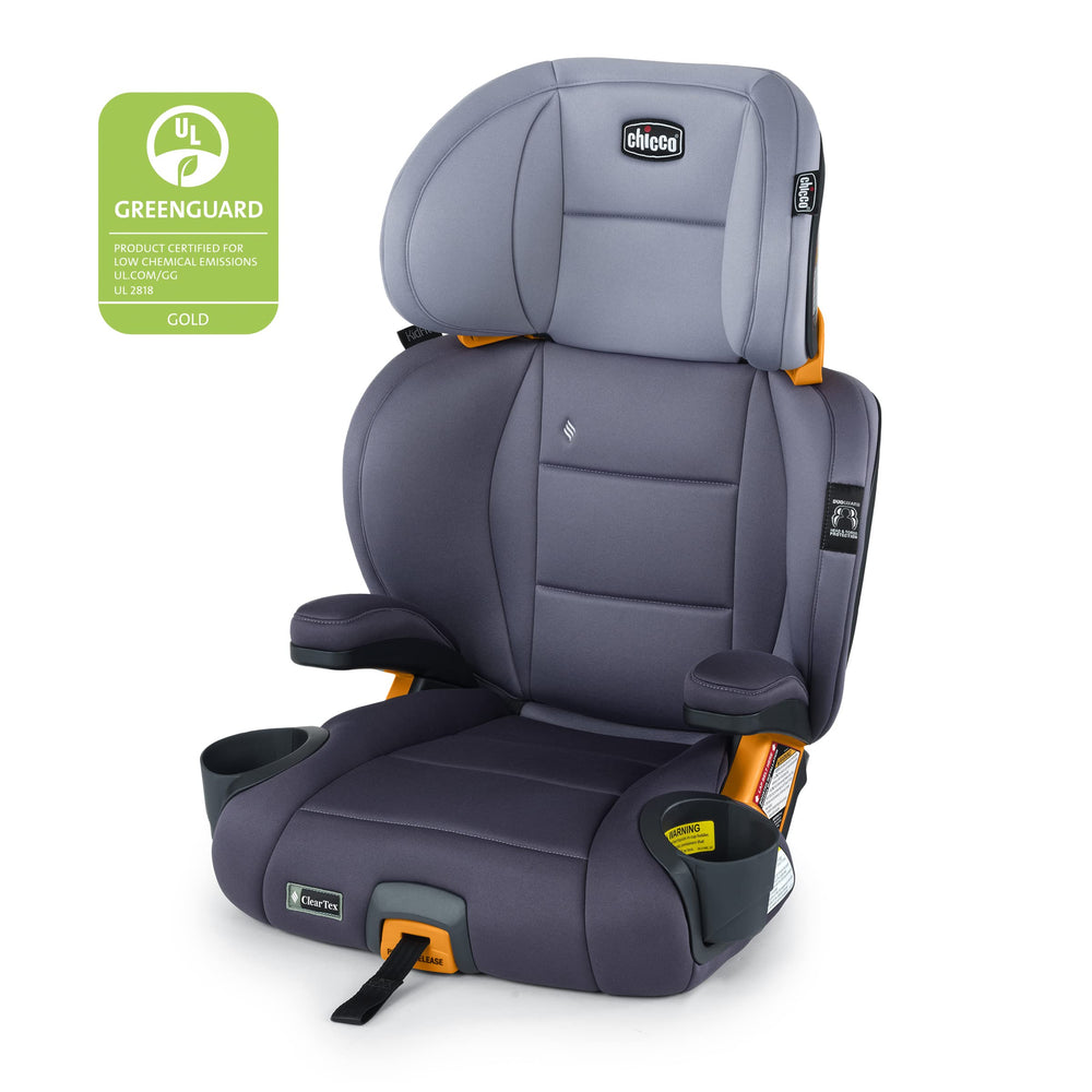Chicco KidFit ClearTex Plus flame retardant free materials reassure parents