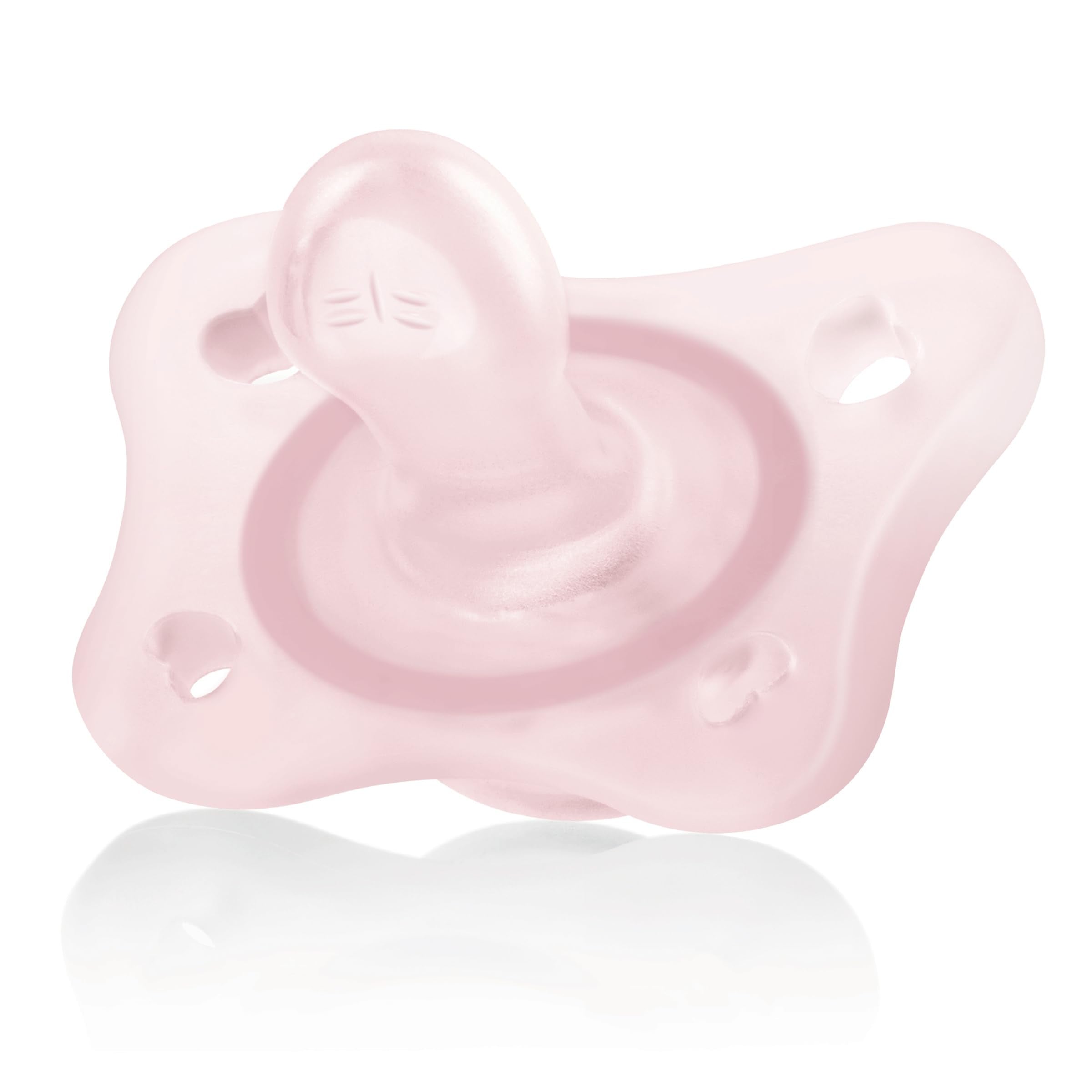 Chicco PhysioForma Mini base lip-closure: narrow base promotes proper lip closure for secure latch.