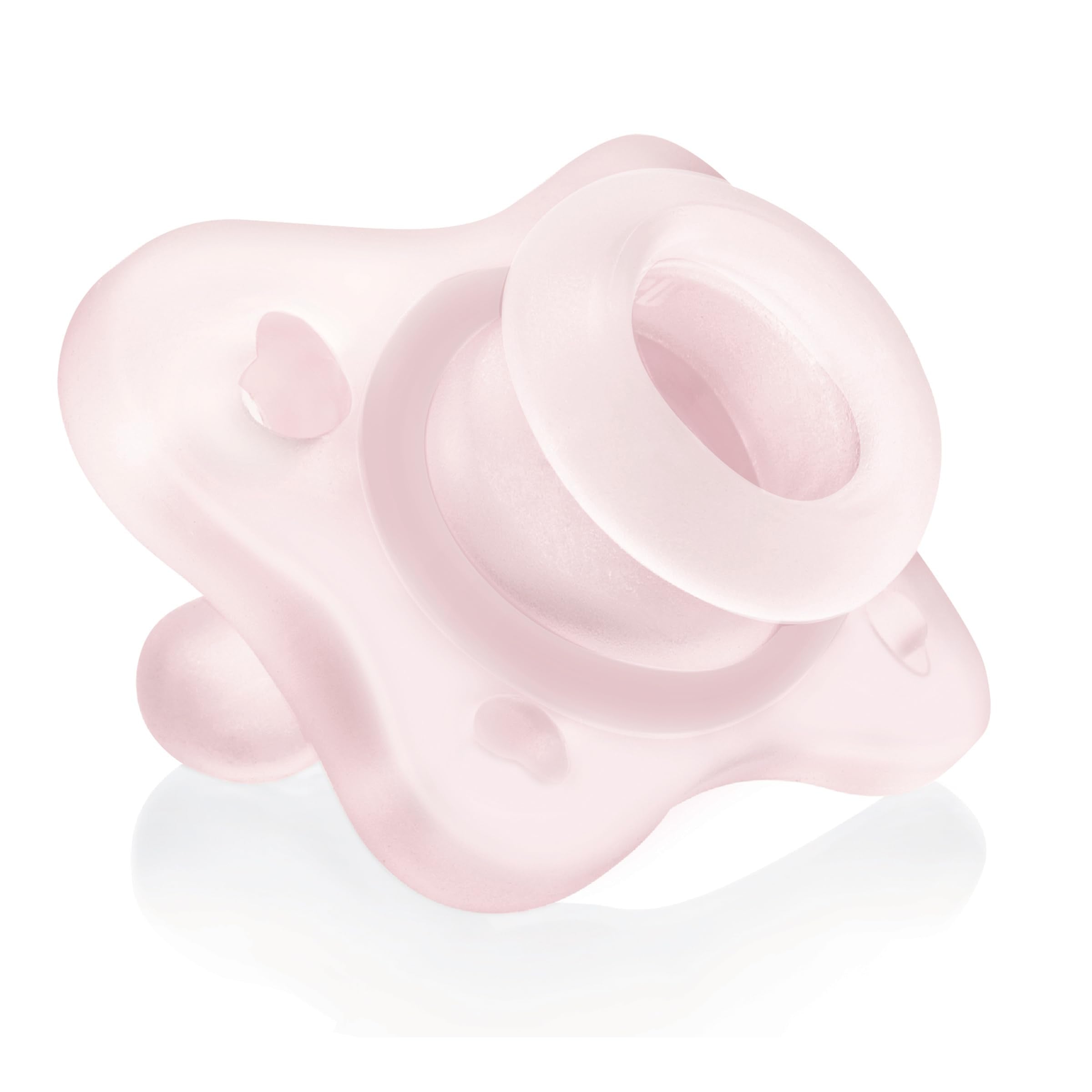 Chicco PhysioForma Mini nipple-angle: inclined nipple guides tongue position for balanced pressure.