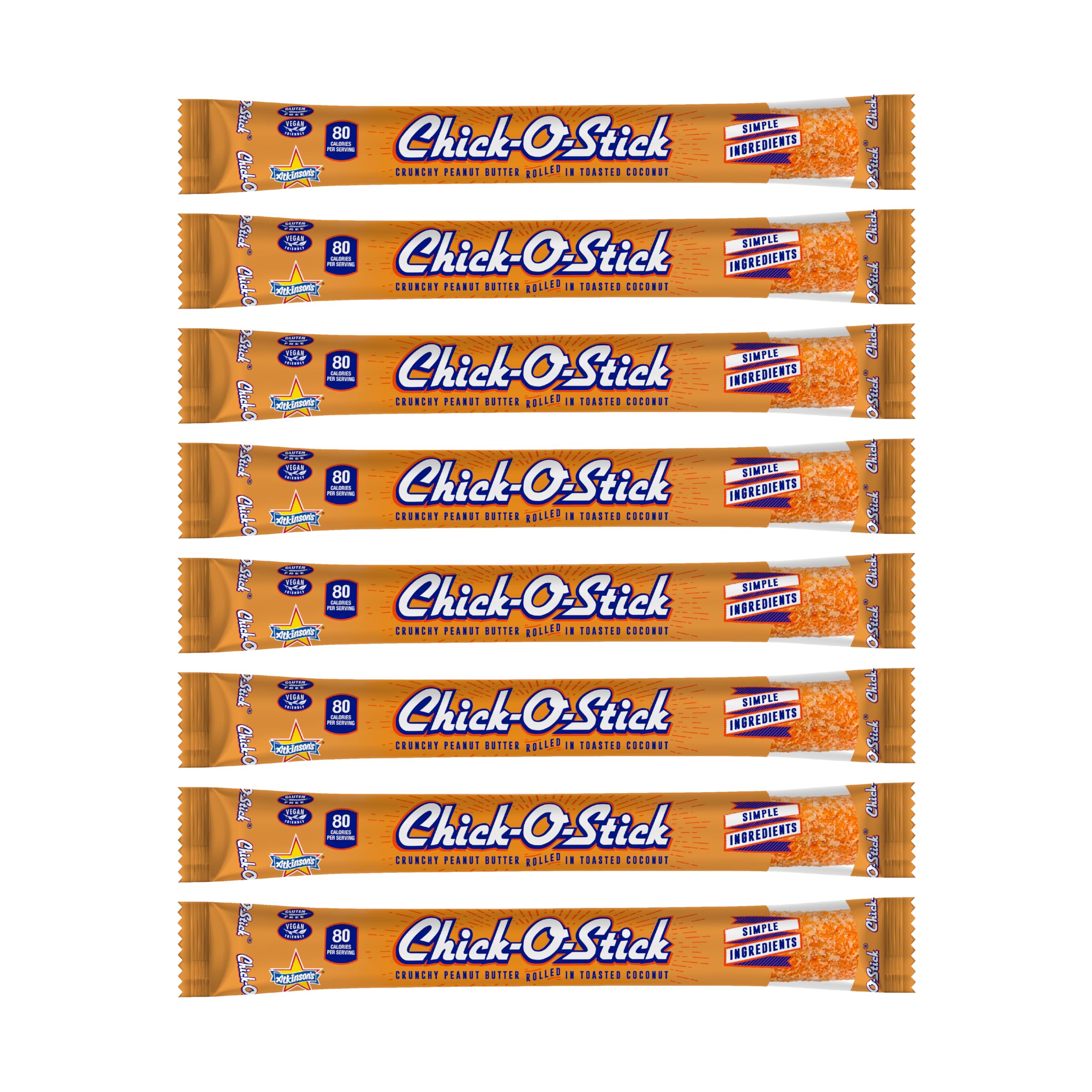 Chick-O-Stick crunchy peanut butter bar showing flaky texture for a satisfying bite