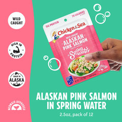 Chicken of the Sea pink salmon ready-to-eat snack ideal for backpacks.