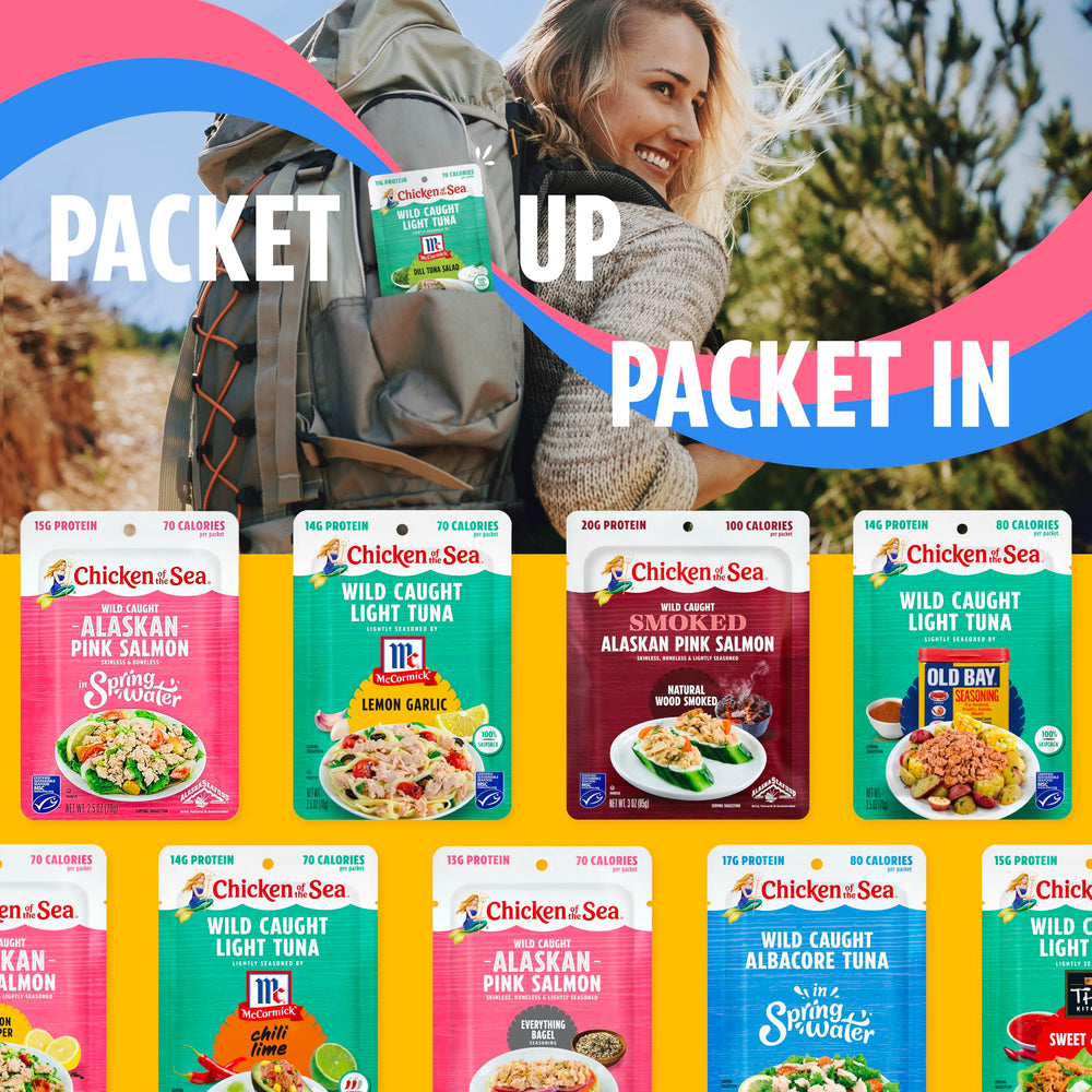 Chicken of the Sea MSC-certified sustainable salmon in a pouch