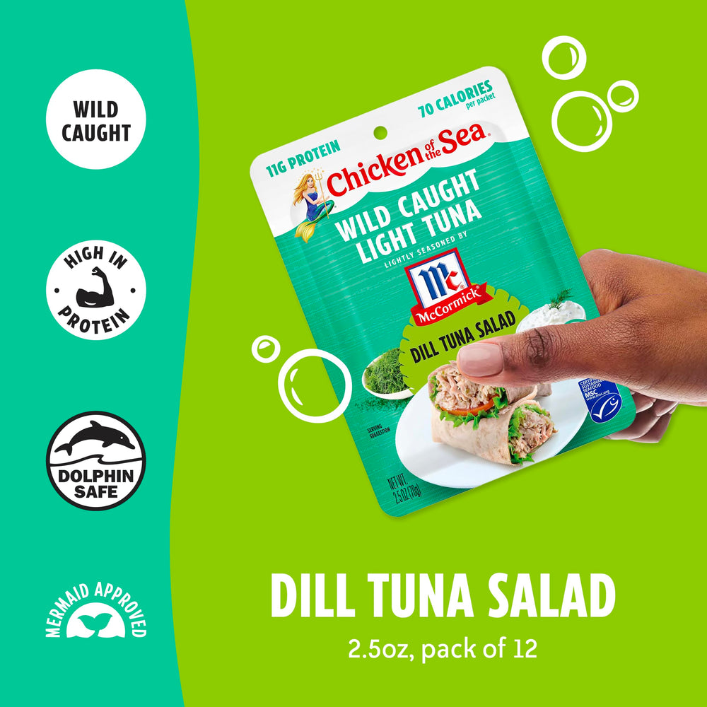 Tear-and-go pouch from Chicken of the Sea makes quick, tasty tuna snacks.