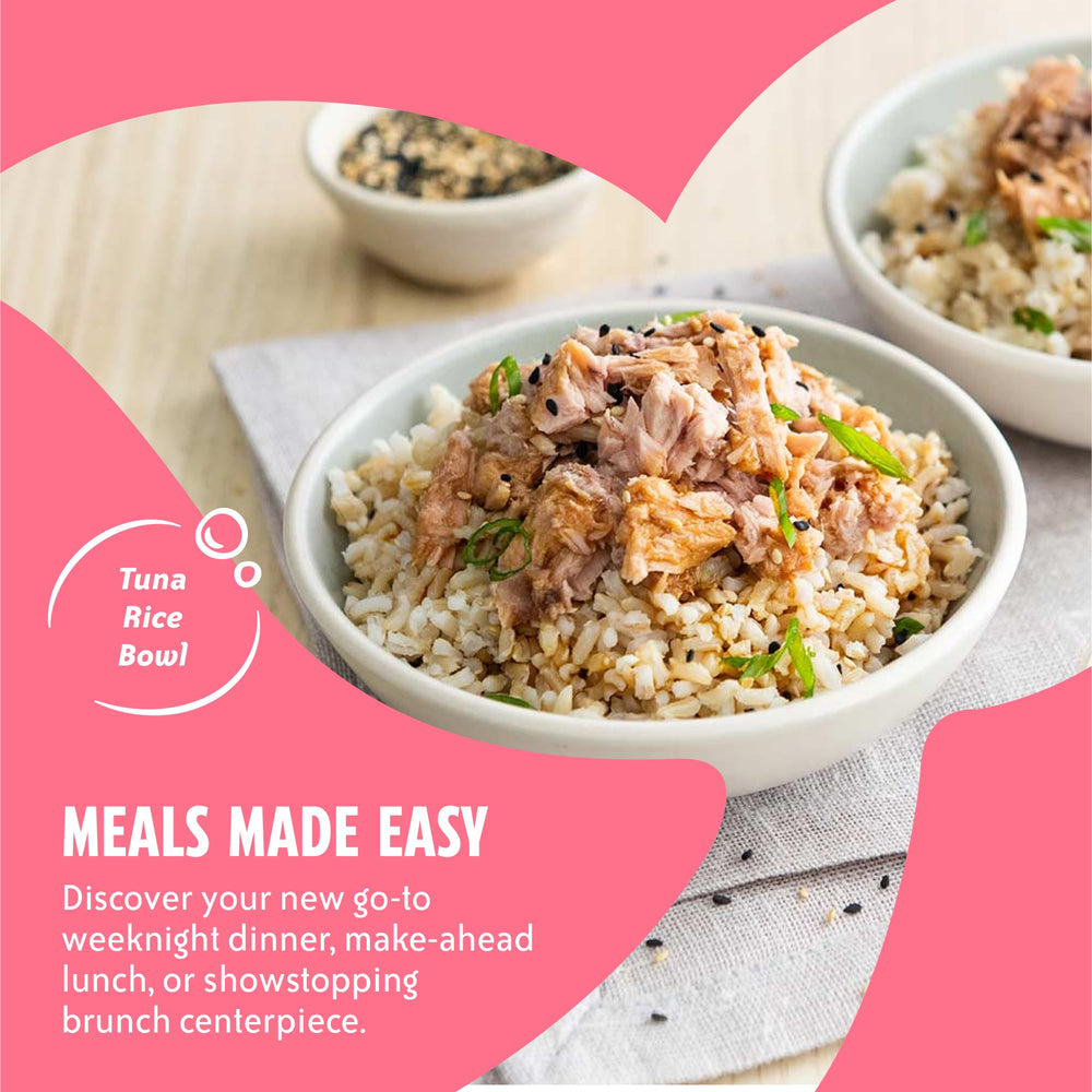 Chicken of the Sea tuna with pasta for a quick nutritious dish.