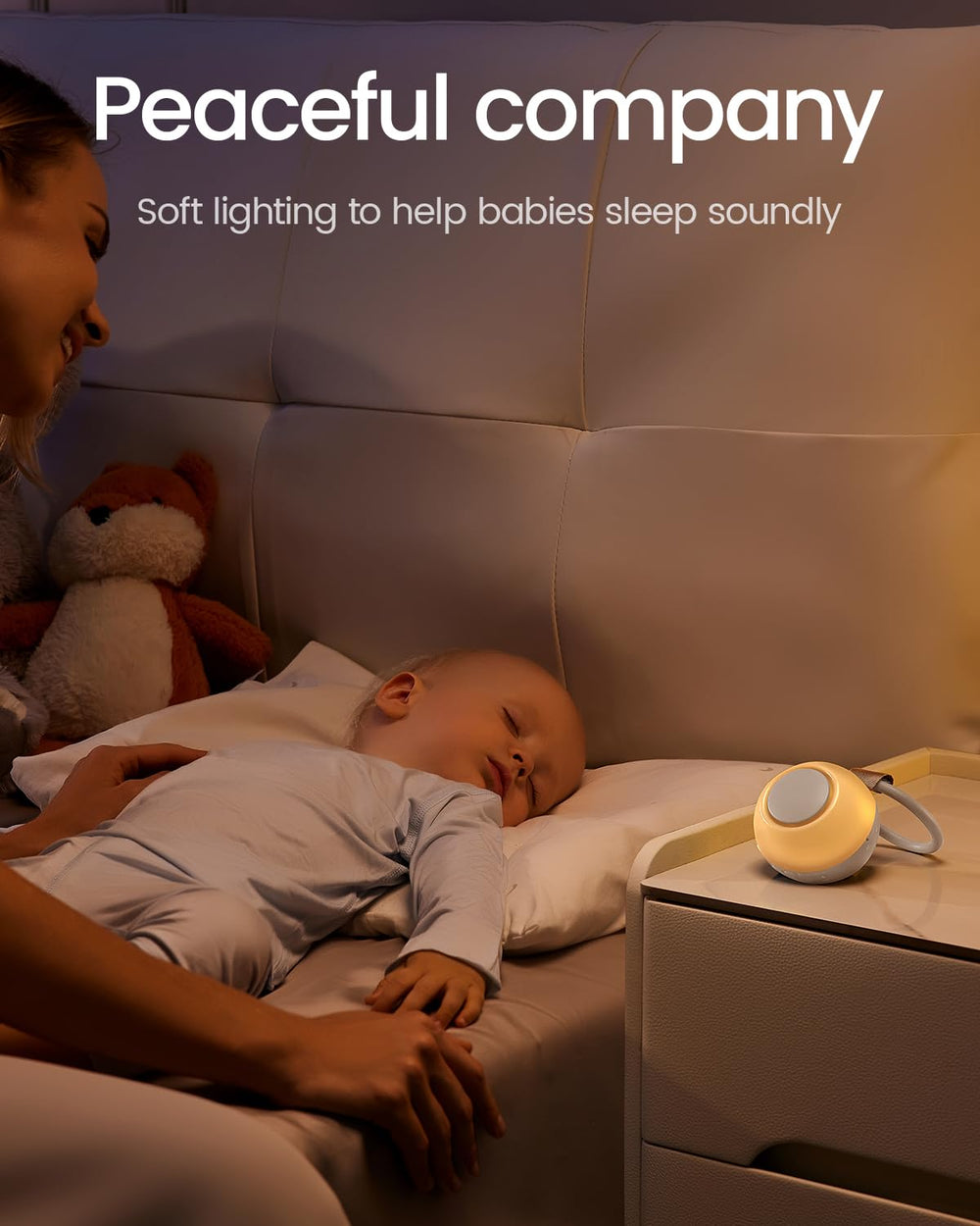 CHICWAY auto-off timer helps conserve battery while baby sleeps.