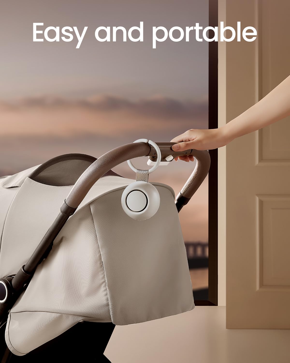 CHICWAY travel-friendly rechargeable sound machine for home and trips.