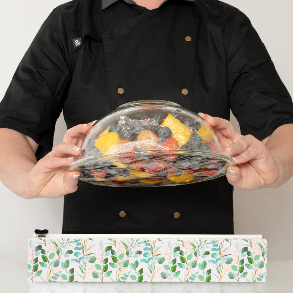 ChicWrap waste-reduction benefits illustrated by minimal wrap waste.