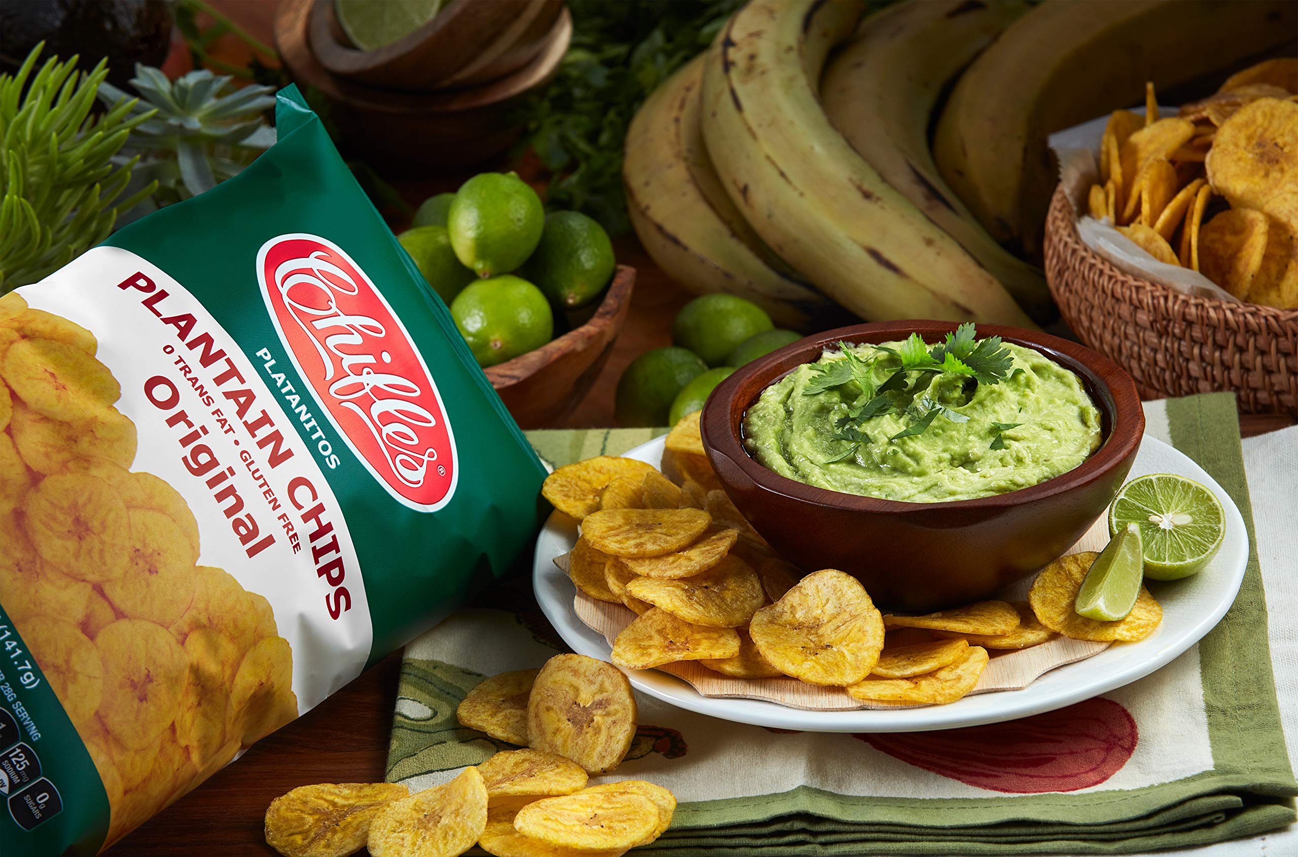Chifles Original Plantain Chips pack of 40 offers convenient, budget-friendly snacking.