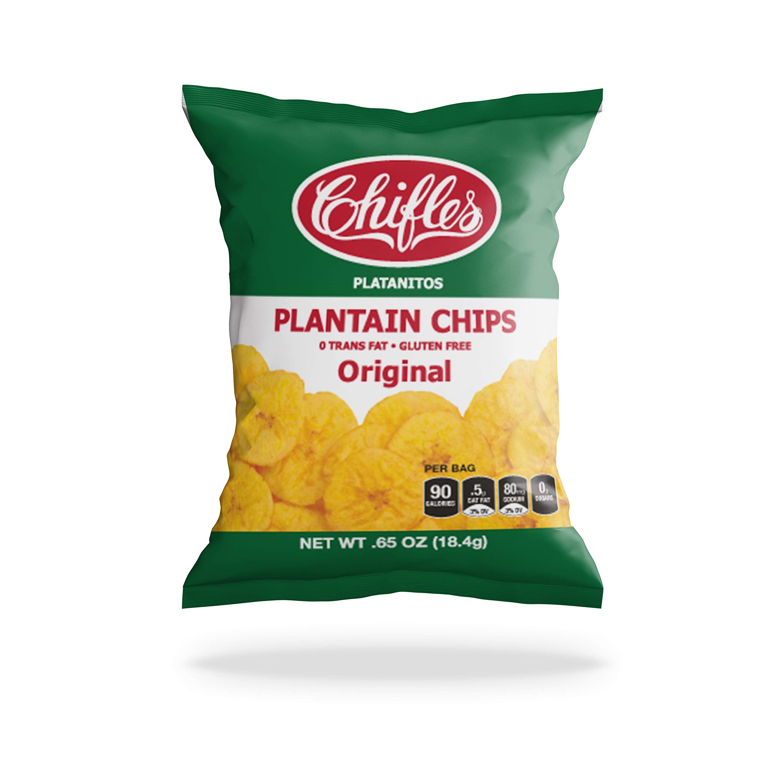 Chifles Original Plantain Chips with sea salt, a versatile dip-friendly snack.