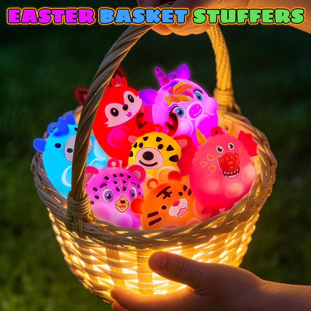 ChildFun animal suction toys with six cups cling to windows for exploration