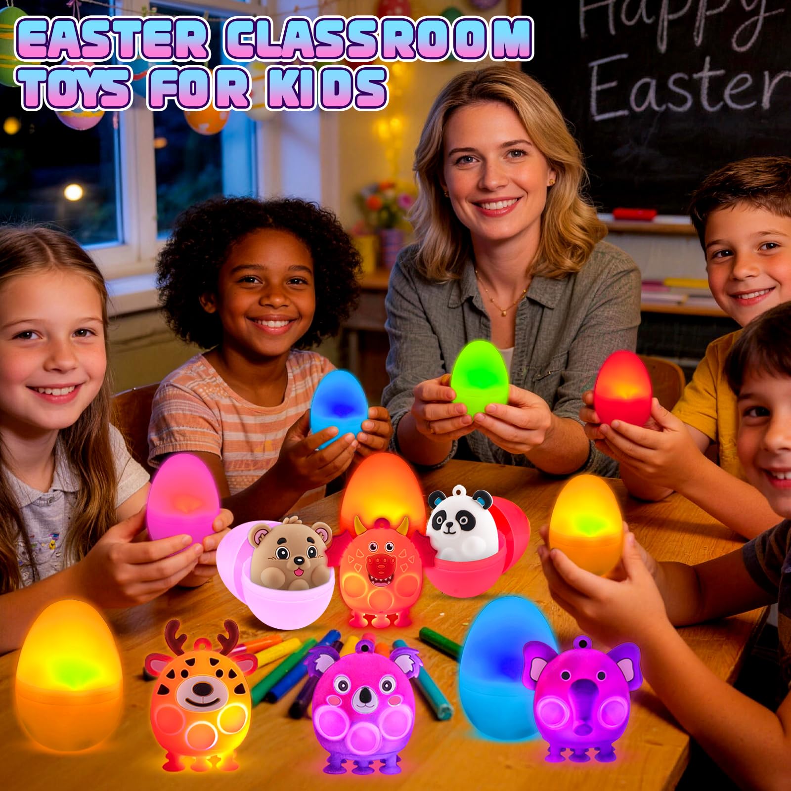 ChildFun glow in the dark eggs ignite kid-friendly play.