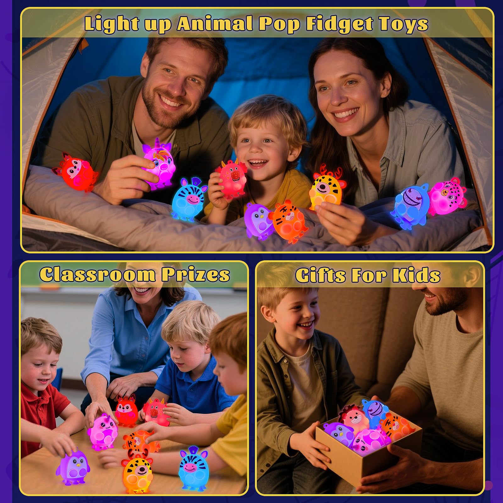 ChildFun silicone toys are durable, portable, and include a keychain