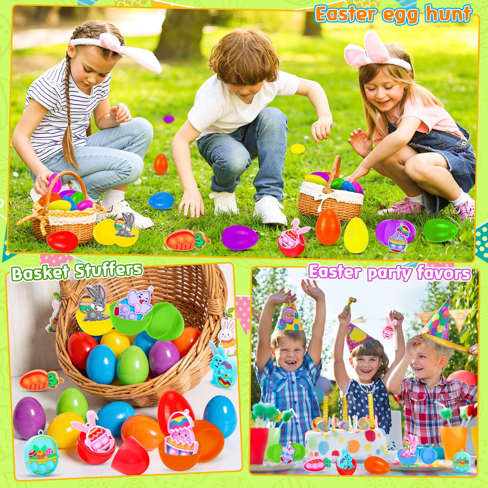 CHILDGO 24-pack Easter eggs for group play and sharing.