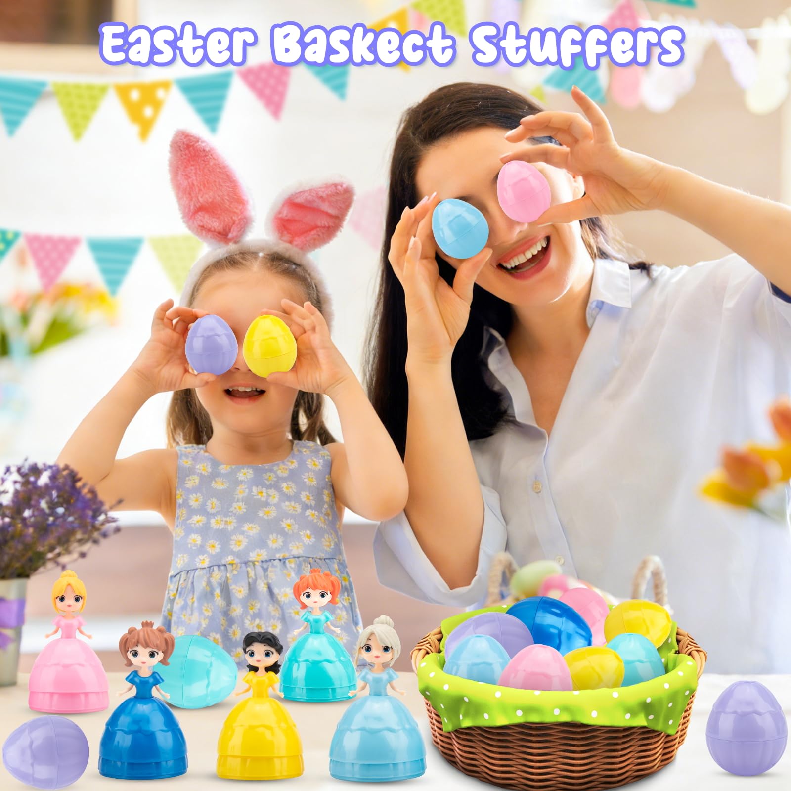 CHILDGO classroom prizes Easter eggs motivate participation with princess surprises.