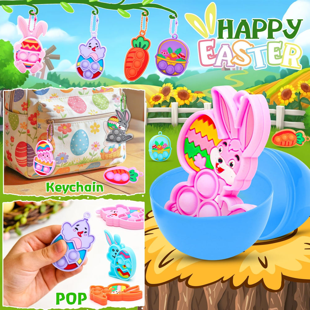CHILDGO pop fidget toy inside a colorful egg shell for classroom rewards.