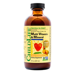CHILDLIFE ESSENTIALS Kids Multivitamin bottle front supports daily nutrient intake.