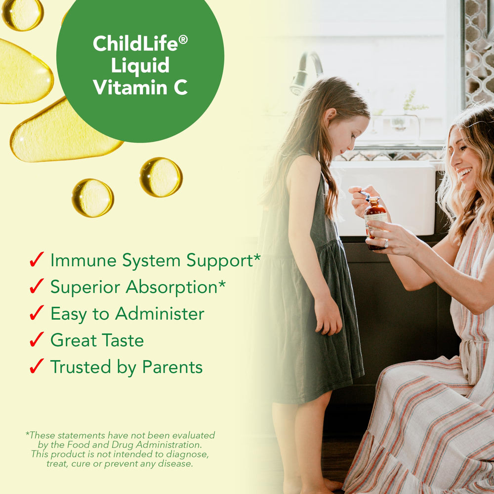 CHILDLIFE ESSENTIALS vitamin C formula is gluten-free and non-GMO