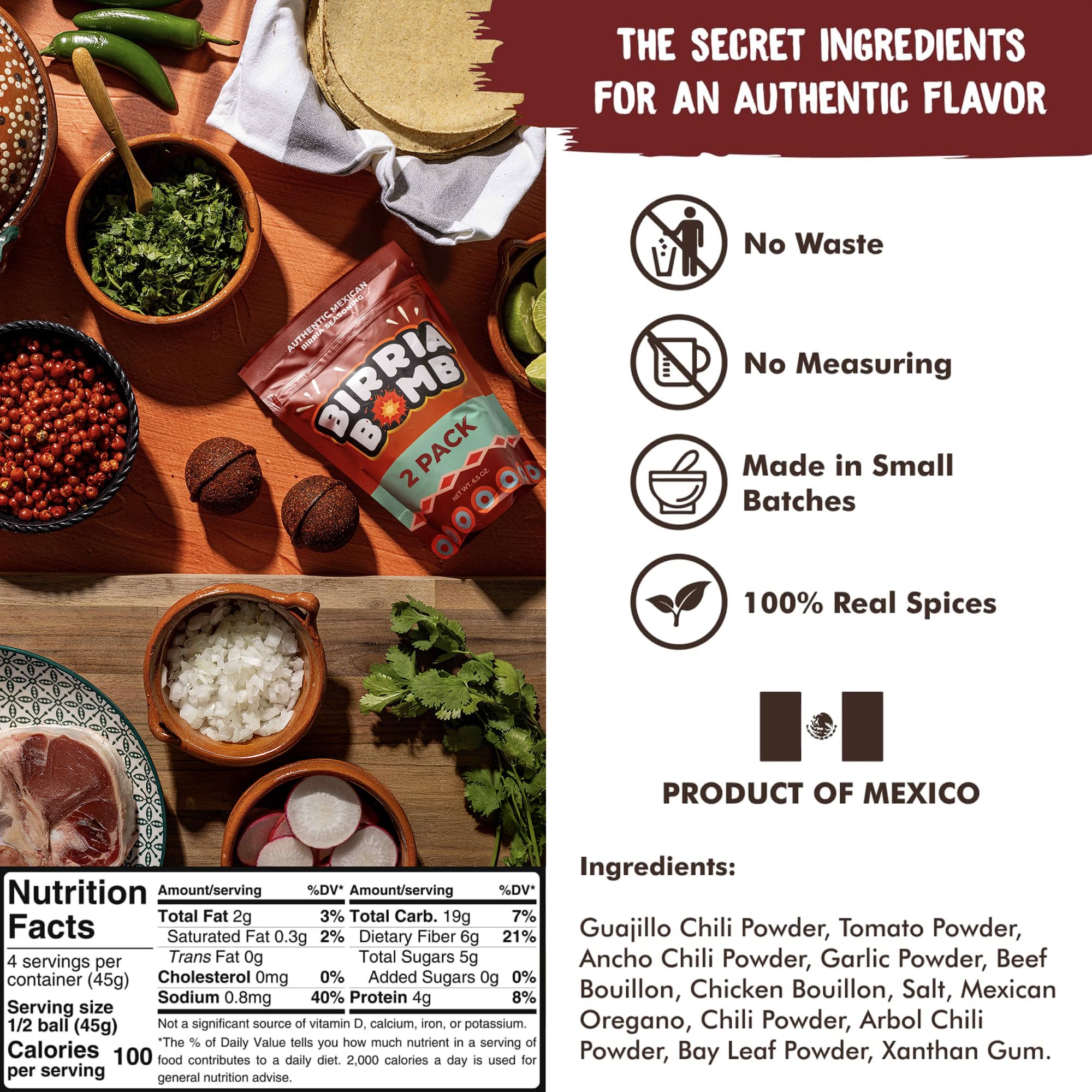 Chilemoy Birria Balls quesabirria imagery emphasizes robust traditional spice blend.