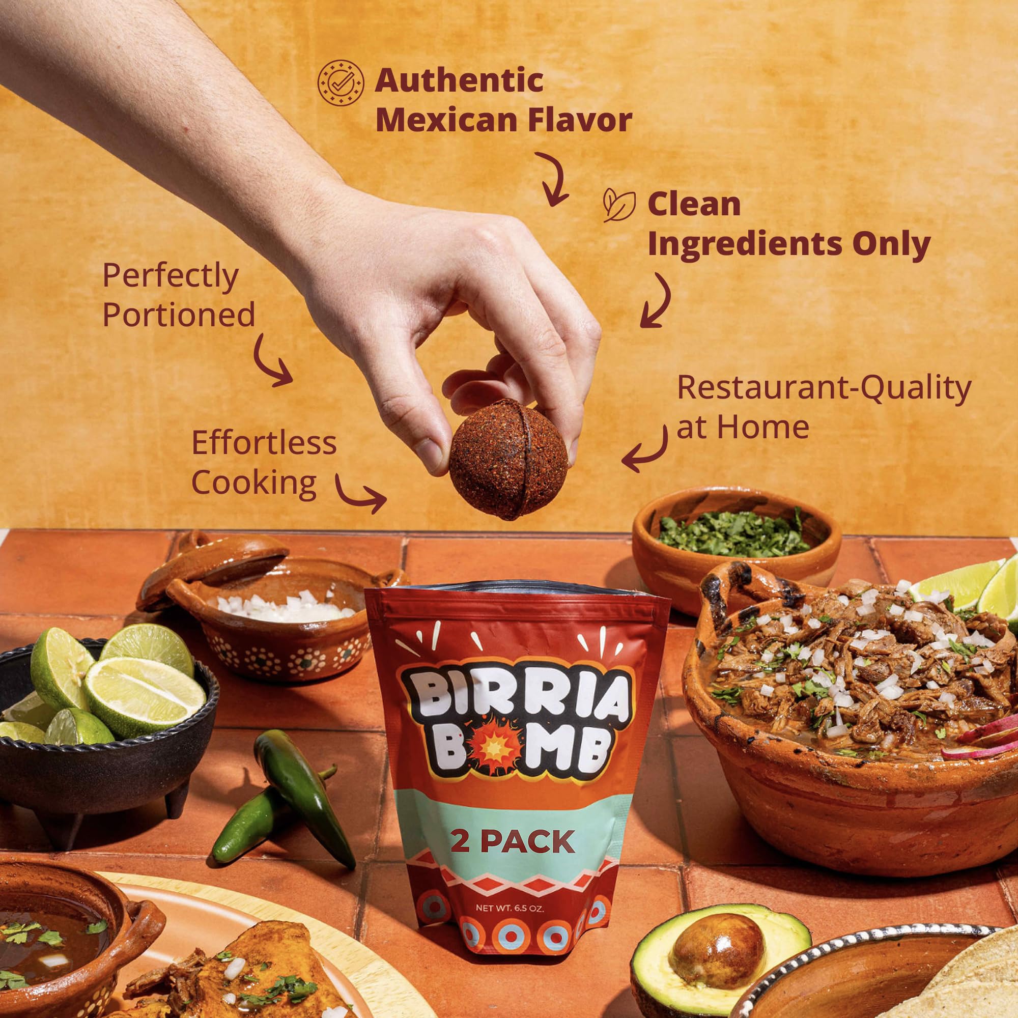 Chilemoy Birria Balls tacos-ready setup with bold aroma.