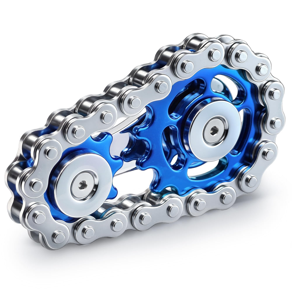 Chilvil blue metal fidget spinner, ideal Easter gift and focus aid.