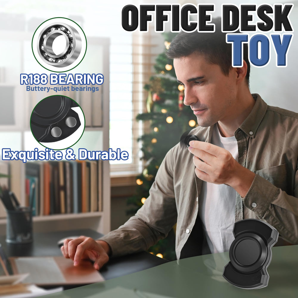 Chilvil EDC metal fidget pocket-size for discreet use during commutes.