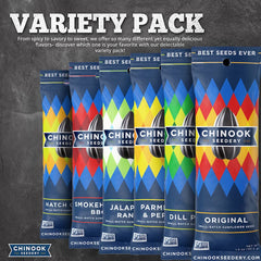 Chinook Seedery Jalapeno Ranch flavor pack, bold taste for stadium snacks.