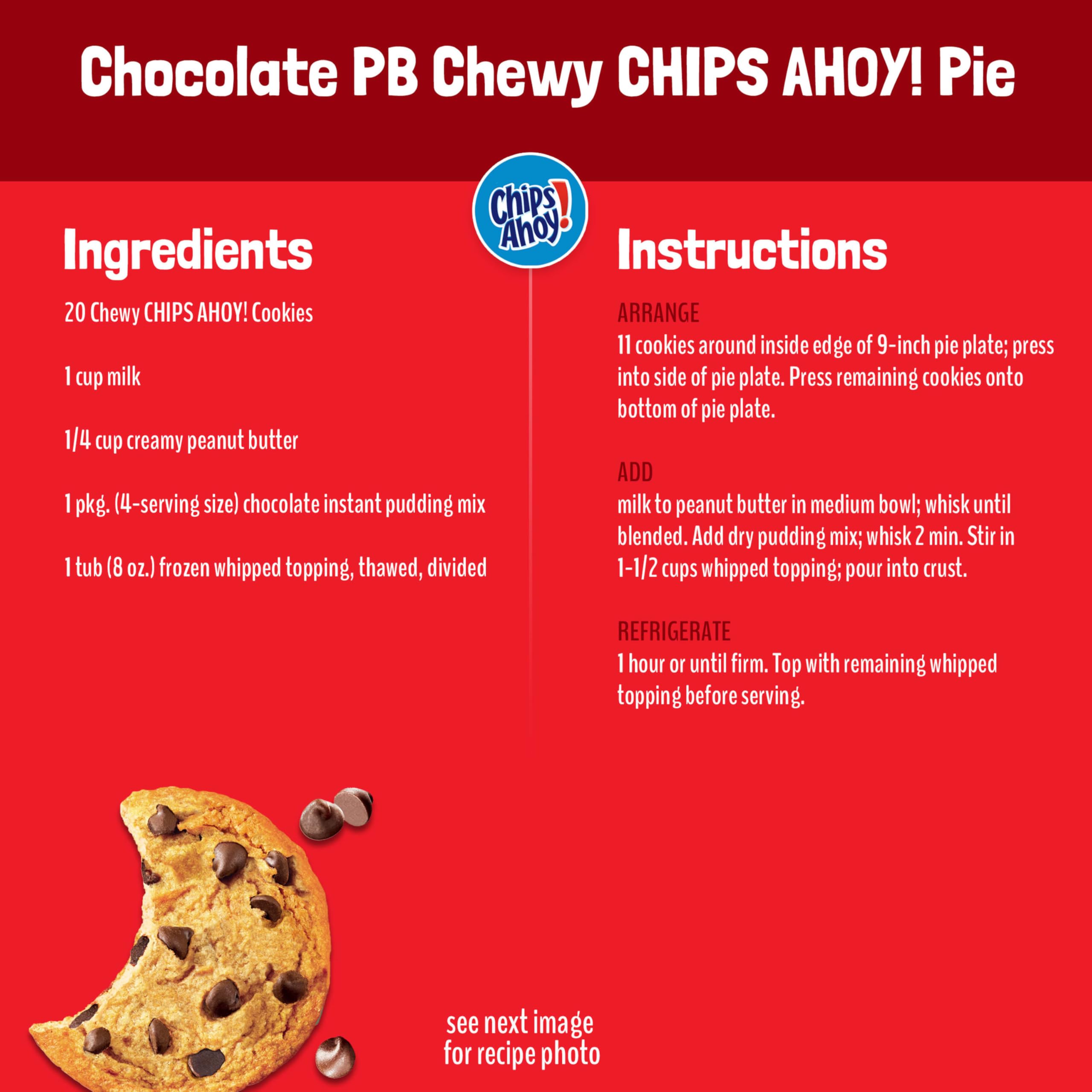 CHIPS AHOY! Chewy Chocolate Chip Cookies lunchbox-ready snack option