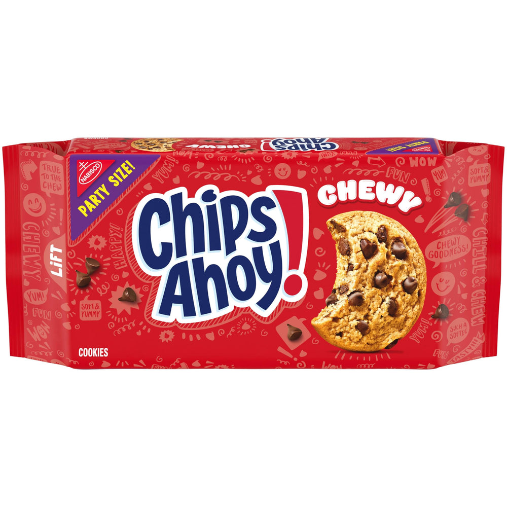 CHIPS AHOY! Chewy Chocolate Chip Cookies party size packaging for sharing